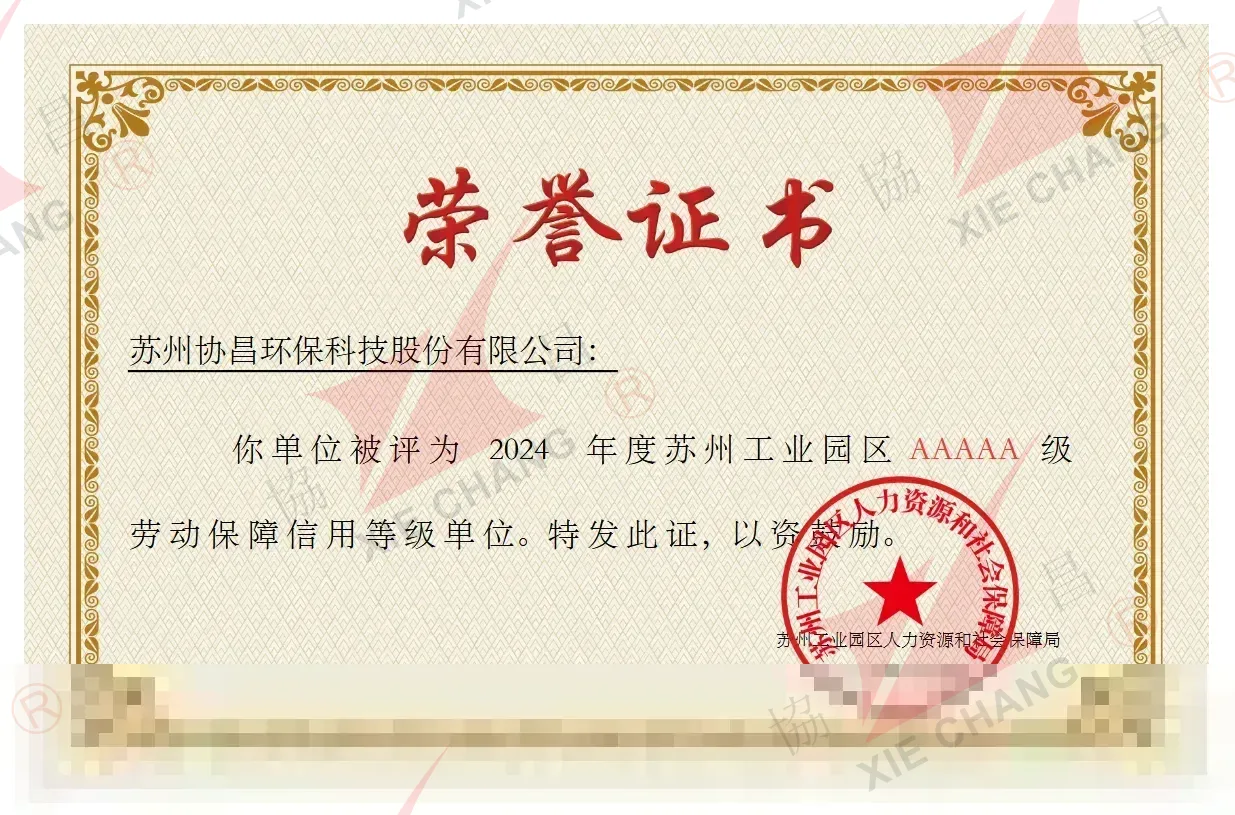 Unidad con calificación crediticia AAAAA en seguridad laboral, Parque Industrial de Suzhou (2024)