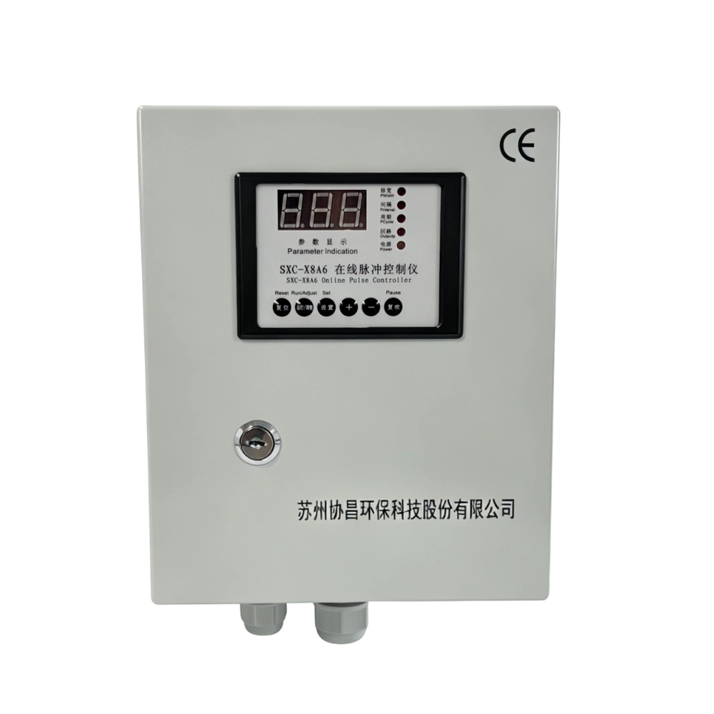 Controlador de pulsos en línea Xiechang® SXC-X8A6 en envolvente colgante de acero al carbono