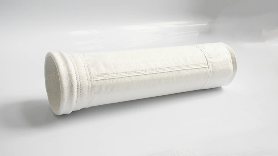 Manga filtrante spunlace de PTFE para gases de combustión corrosivos